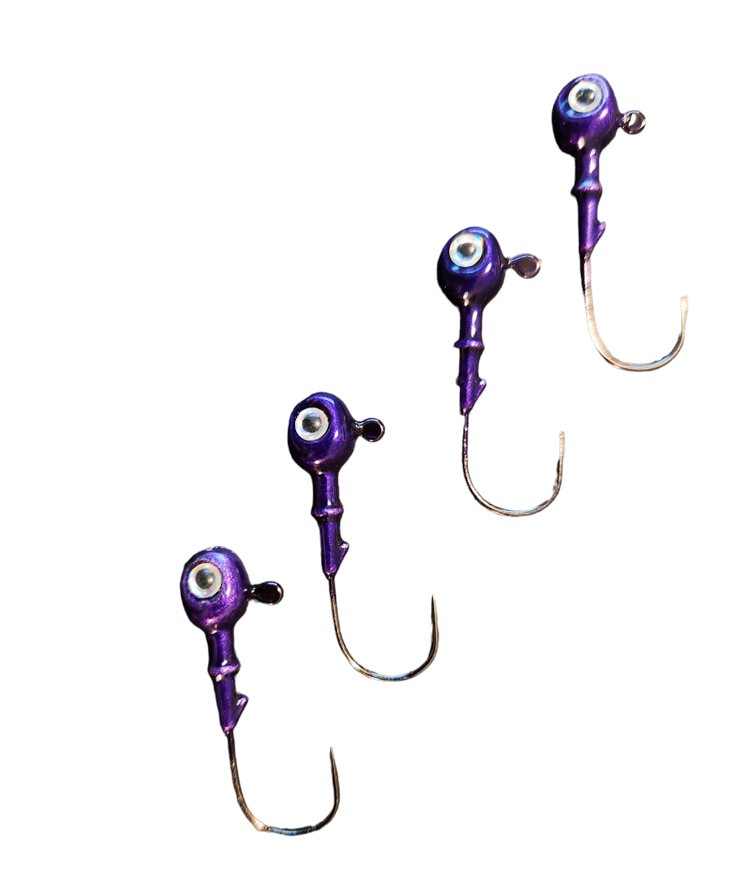 1/8 oz. "Purple" Perch Heads