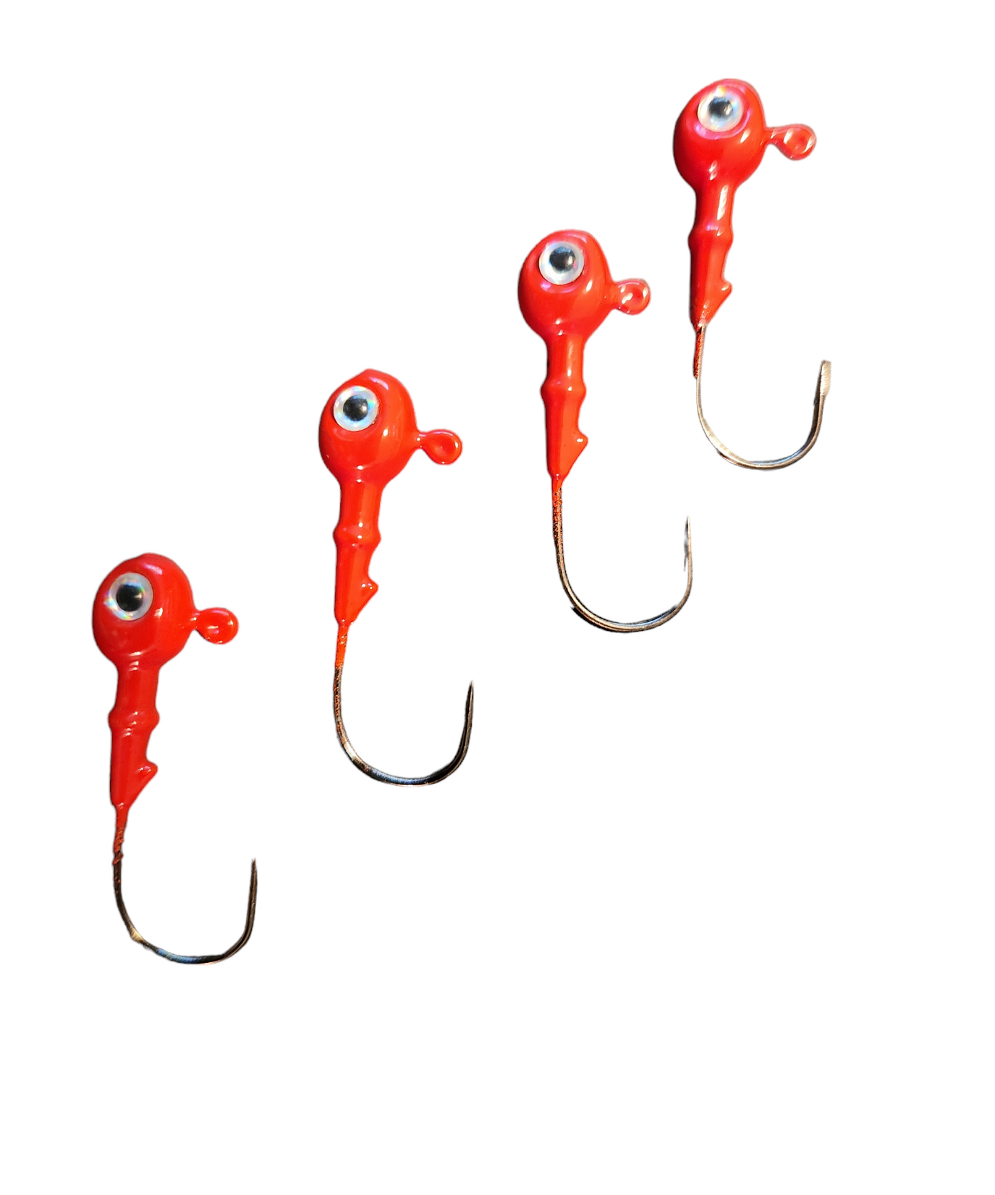 1/8 oz. "Red" Perch Heads