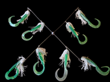 Skirted Umbrella - Rigged with (2) 1.5oz Skirted baits