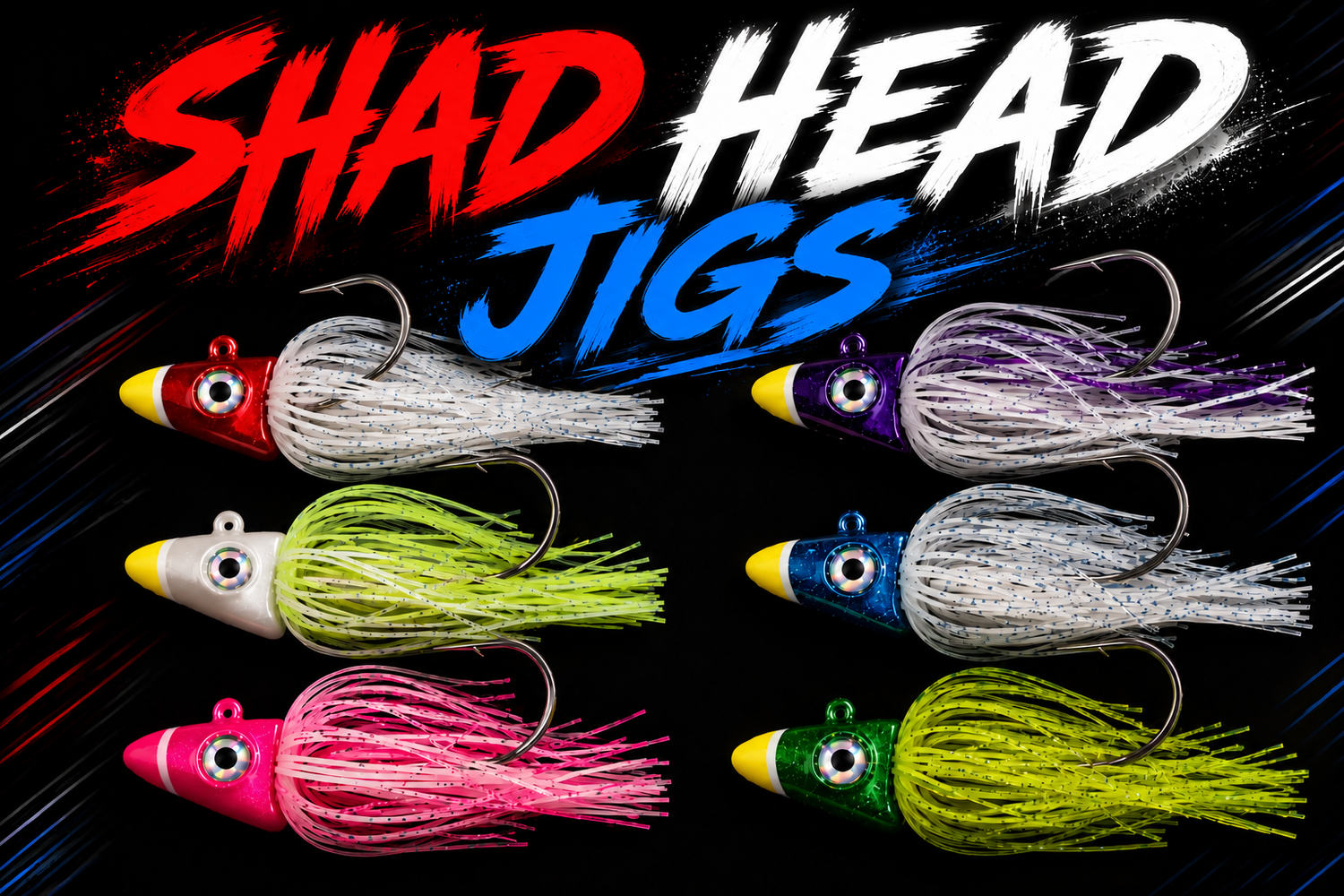 fish head custom lures Texas - Jigheads Each solid resin or tin head is hand American Custom Ahi Dart Fish