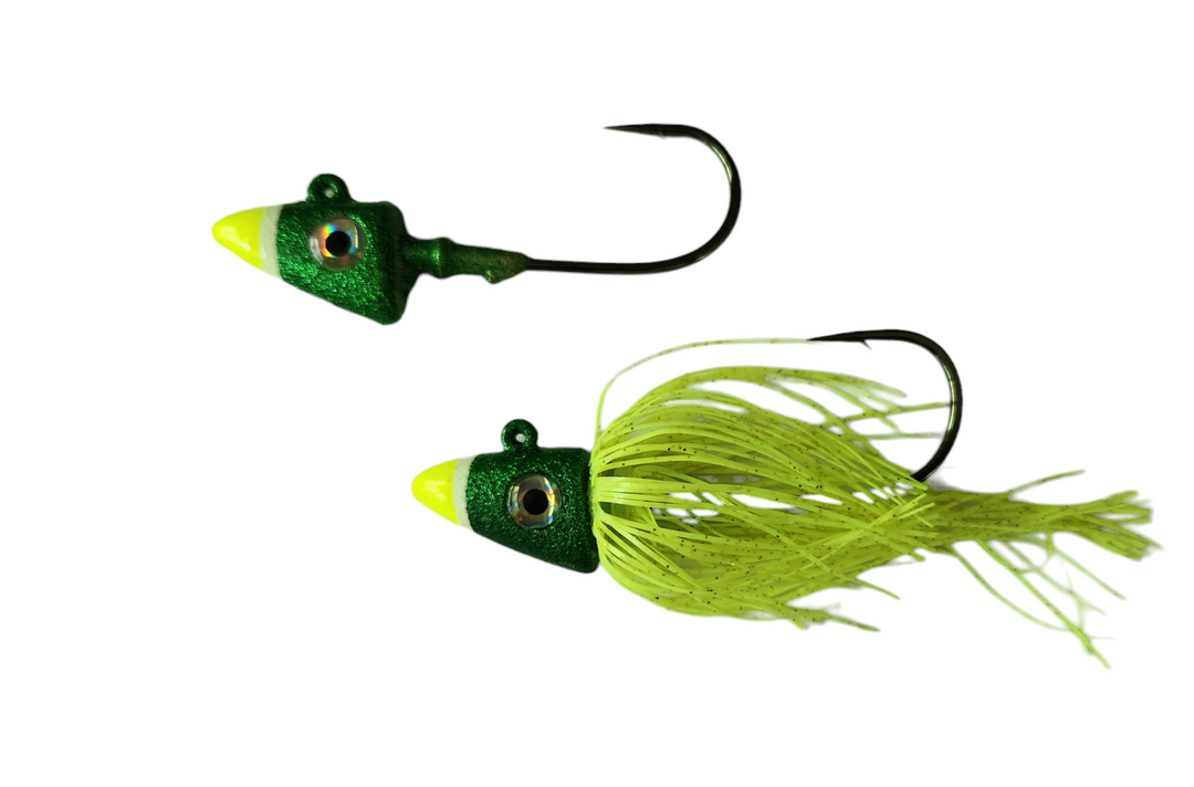 Fishing Jig Heads With Willow Blades - Swimbait Hooks For Bass, Crappie, Saltwater & Freshwater - View #6
