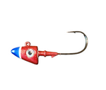 Shad Head Jig  "Metallic Captain America"