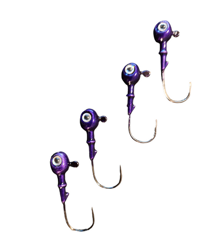 1/8 oz.  "Purple" Perch Heads
