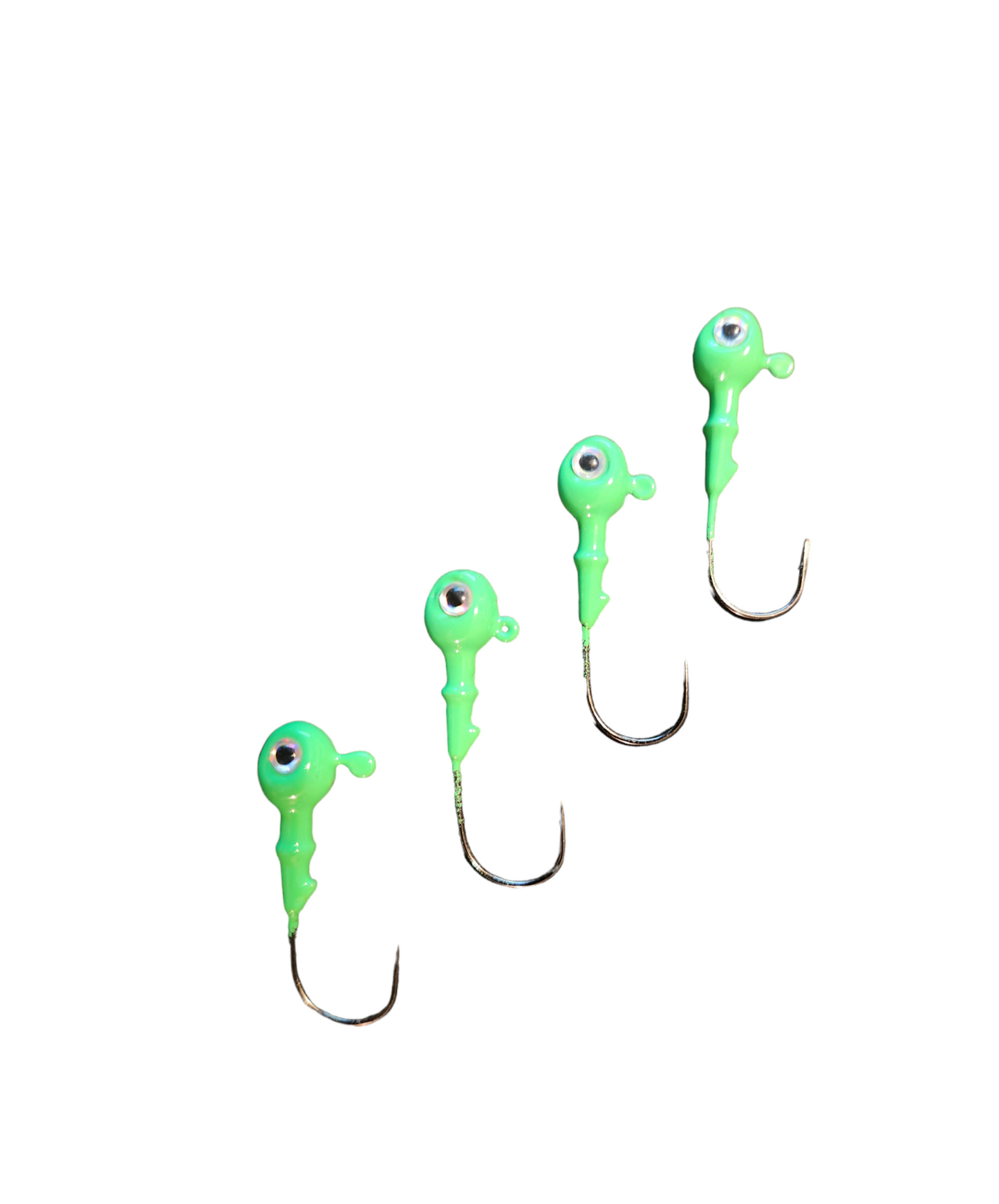 1/8 oz.  "Green" Perch Heads
