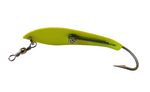 #2 "Chartreuse w/ Silver Glitter"  Bomber Trolling Spoons