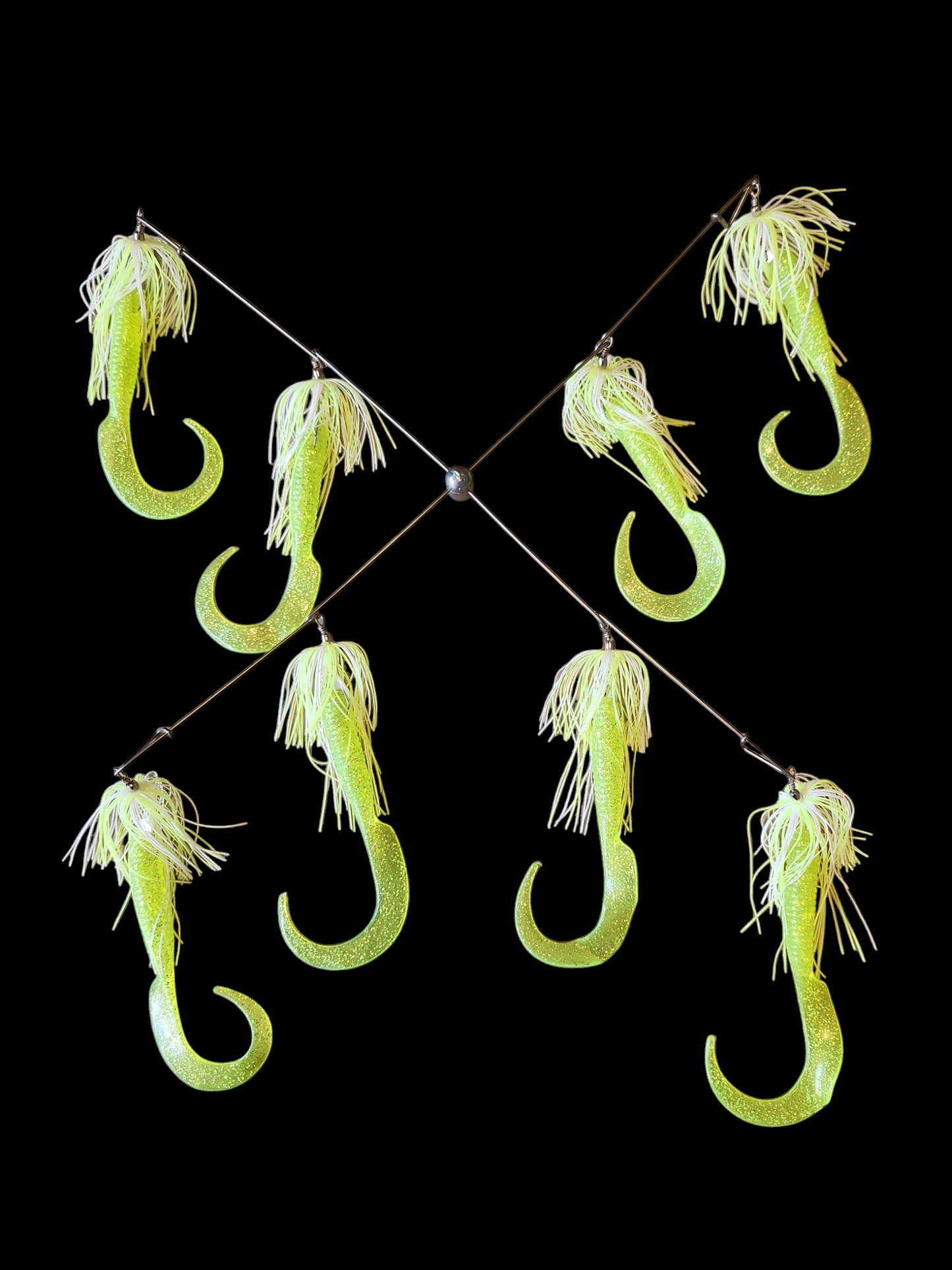 Skirted Umbrella - Rigged with (2) 2oz Skirted baits