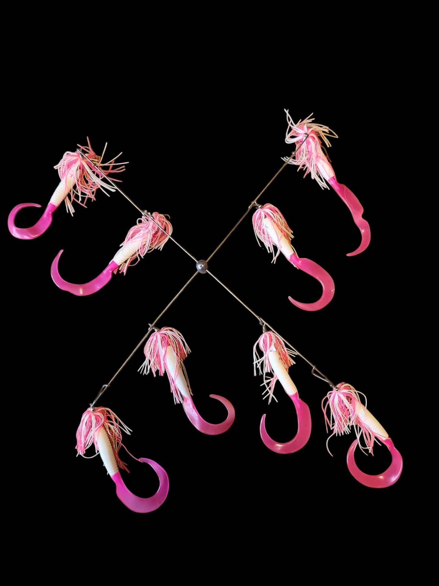 Skirted Umbrella - Rigged with (2) 2oz Skirted baits