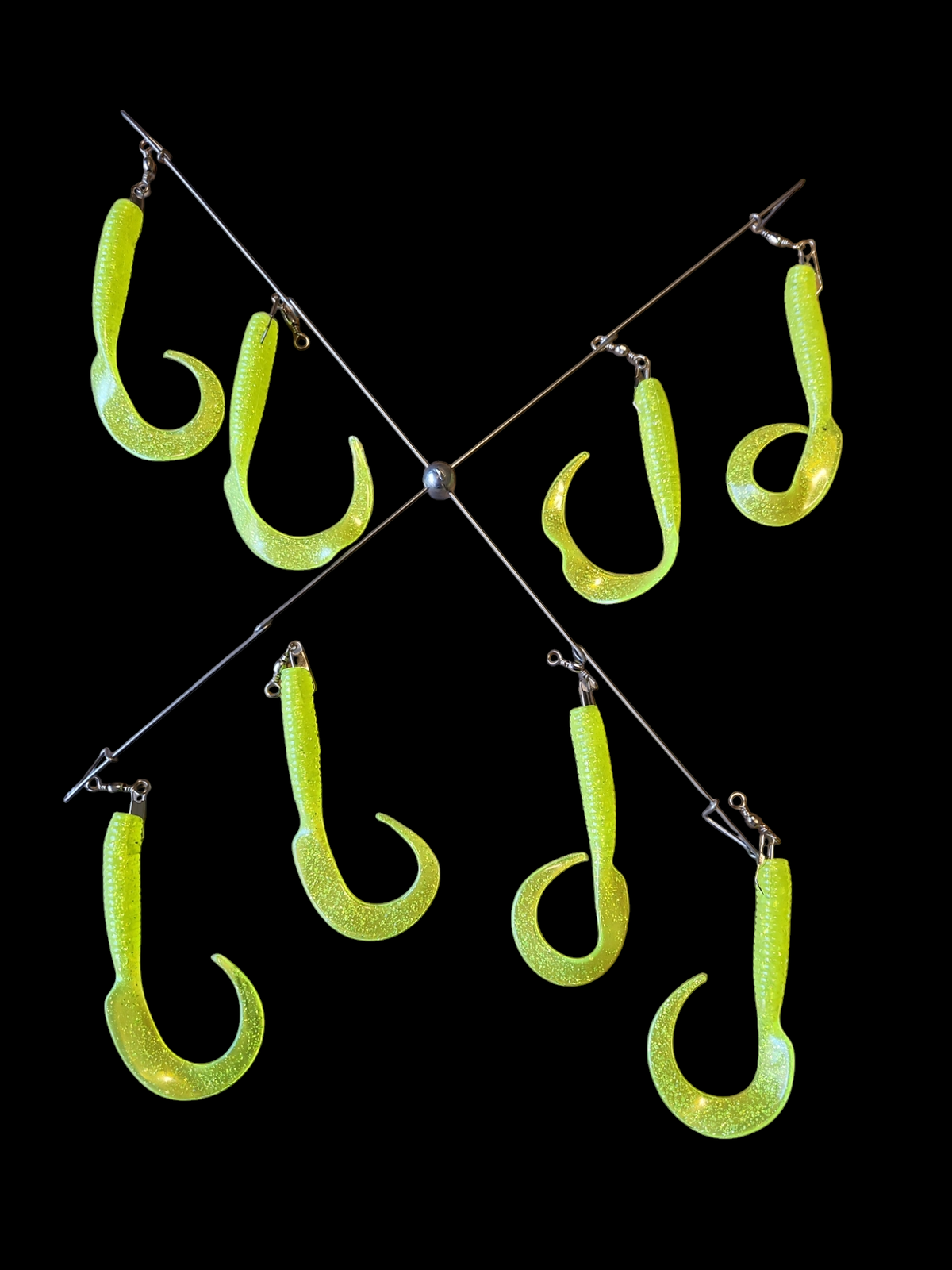 Twisted Umbrella - Rigged with 1oz Jigs Heads