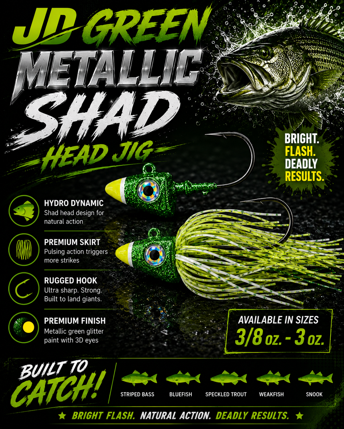 Metallic JD Green
