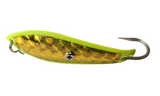 #2 "Chartreuse w/ Gold Prism"  Bomber Trolling Spoons